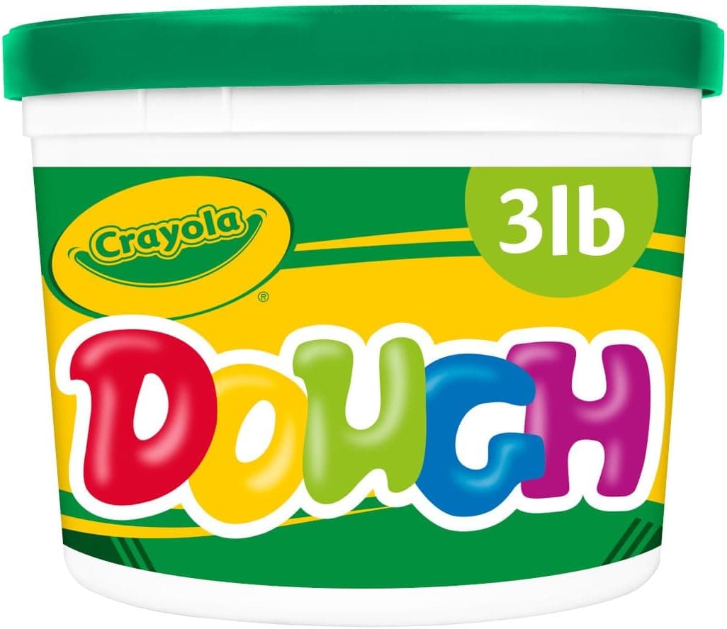 Crayola Modeling Dough, Green, Bulk Classroom & Art Supplies for Kids, 3lb, Resealable Bucket